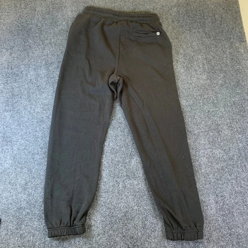 Element Jogger Sweatpants Mens Small Black Excellent Fleece Skater Drawstring